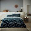 GC Luxury Teddy Geometric Duvet Cover Set