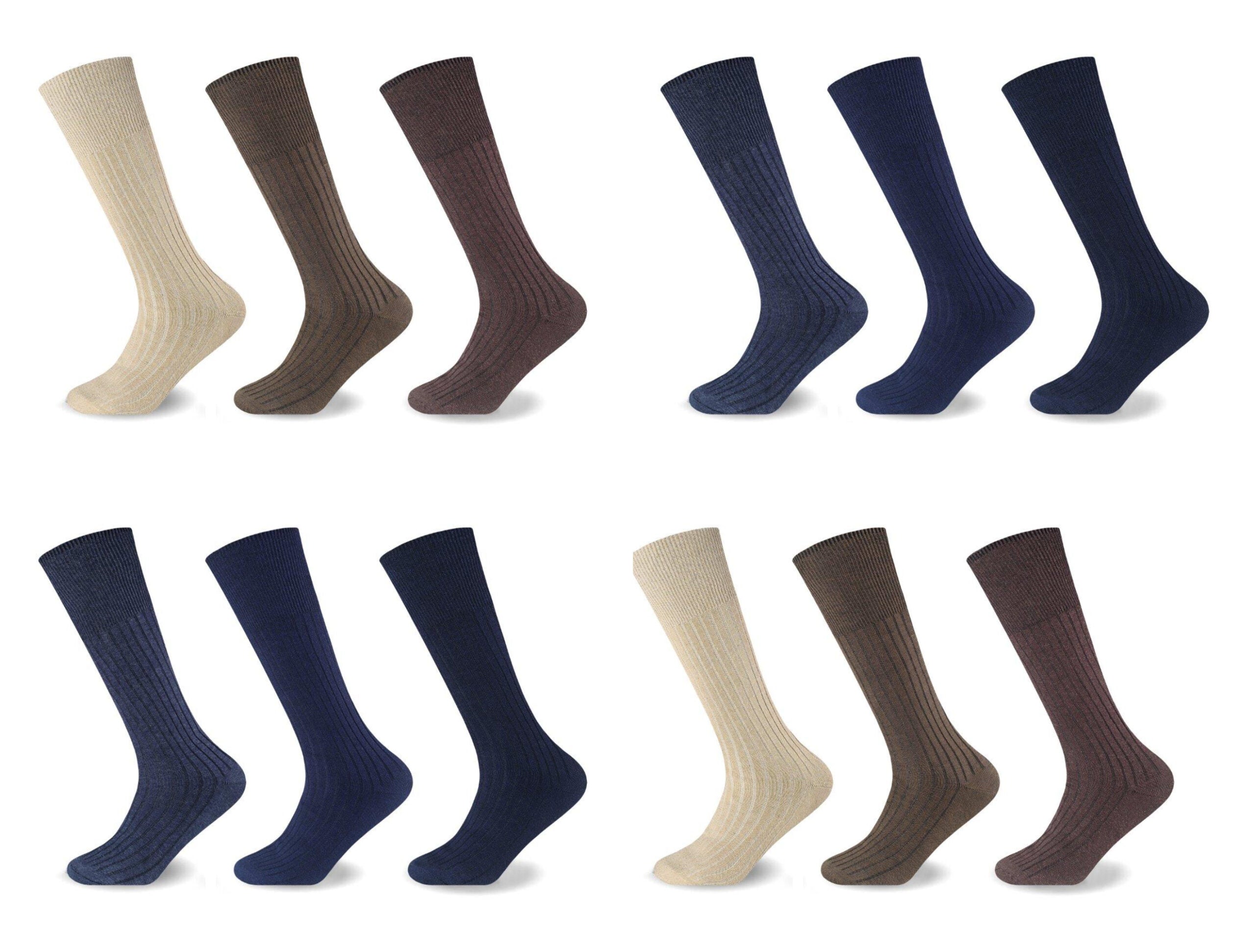 12pack Mens 100% Cotton Socks