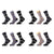 GC Men's Striped Non-Elastic Socks – 12 Pack
