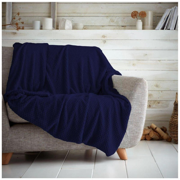 GC Premium Textured Throw Blanket