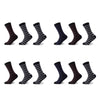 GC Men's Thermal Stripe Socks – 12 Pack