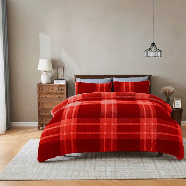 GC Contemporary Check Duvet Cover Set