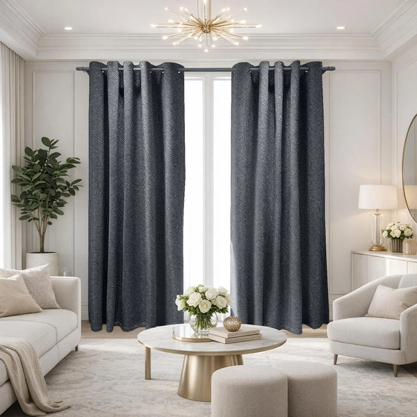 GC Regency Velvet Ready-Made Curtains