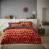 GC Luxury Teddy Geometric Duvet Cover Set