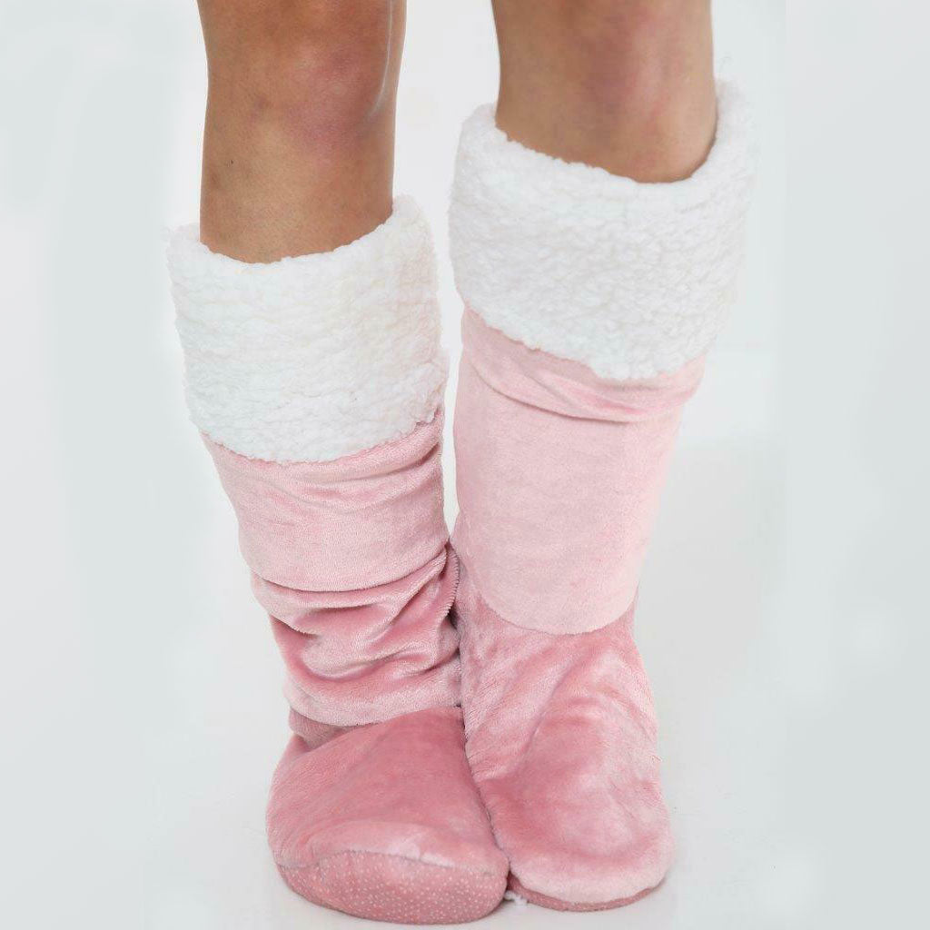 HUG & SNUG SOCKS - BLUSH PINK