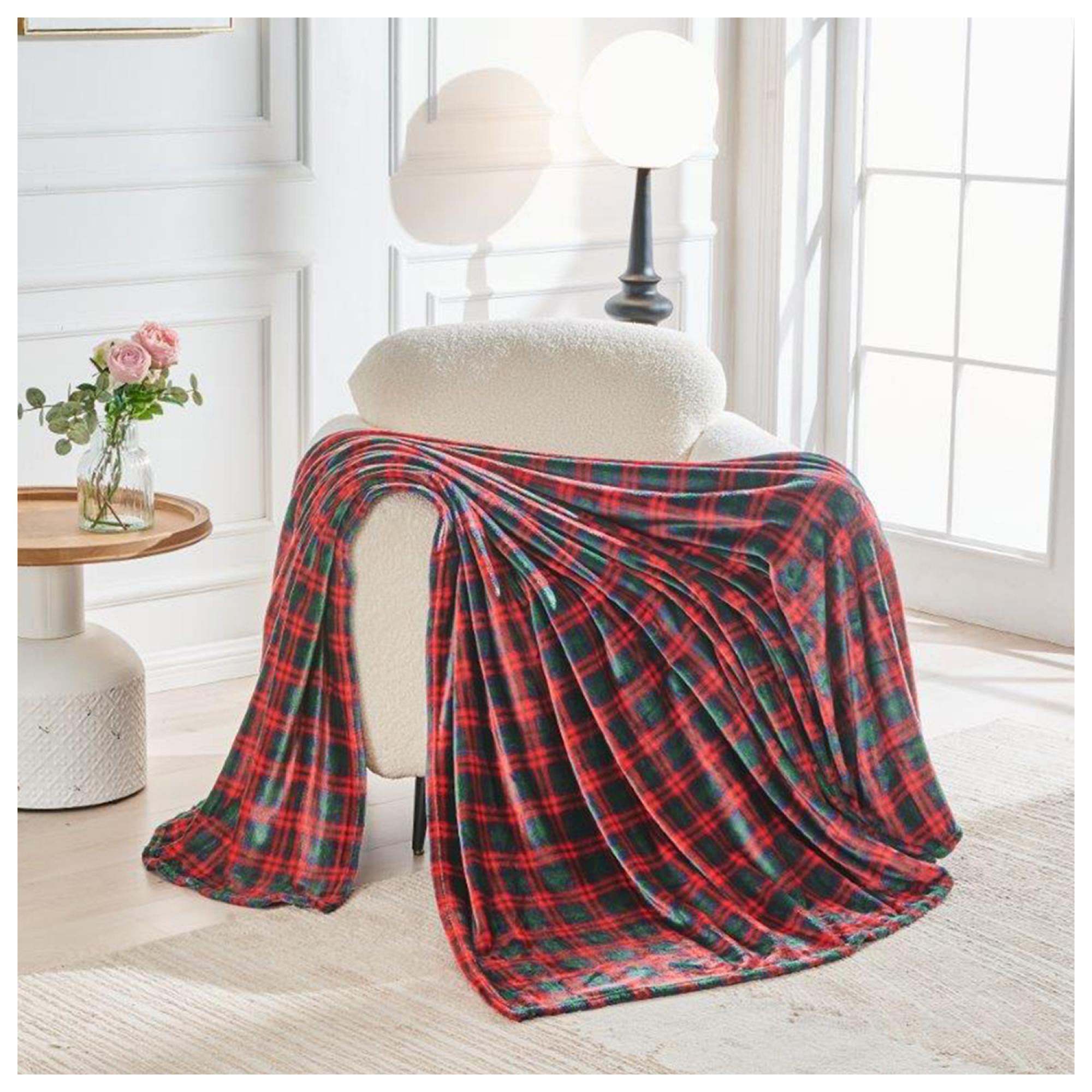 Wiber Tartan Check Throw