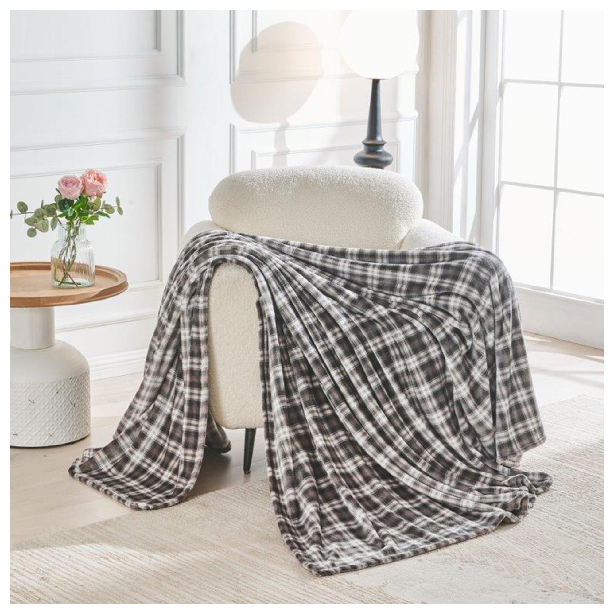 Wiber Tartan Check Throw