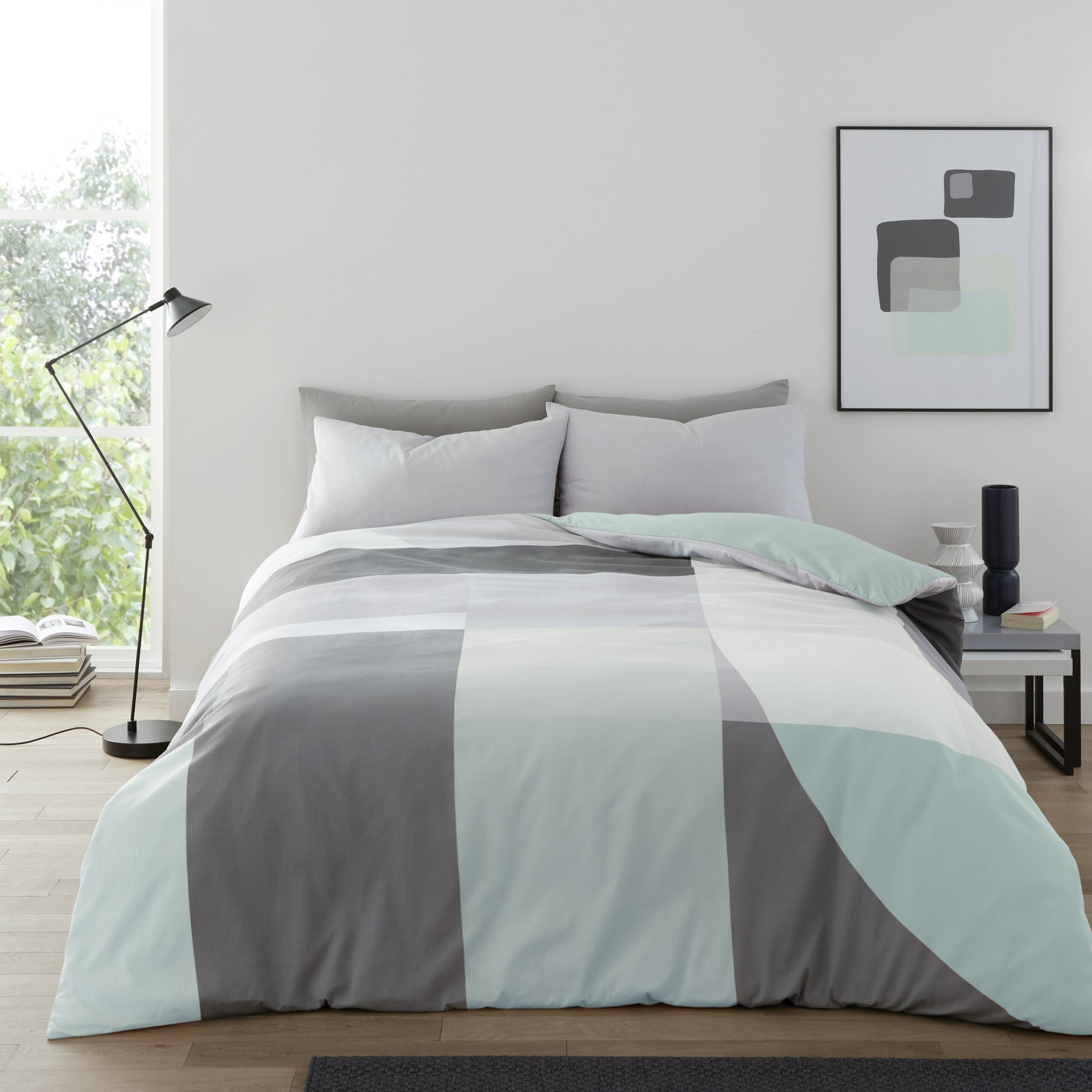 Abstract Blocked Printed Duvet Set - Gaveno Cavailia